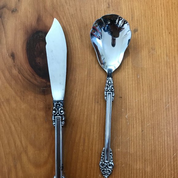 Oneida Heirloom "Rembrandt" Serving Set 7 Pieces - Picture 9 of 10